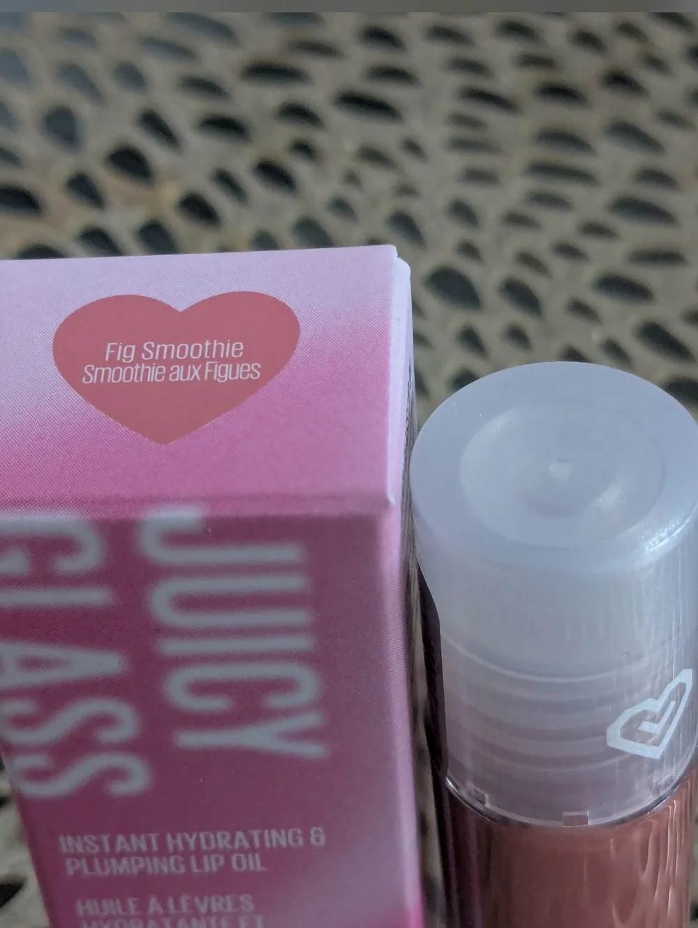 Kaja Shiny Glass Hydrating Lip Oil — Brown Nude Shine